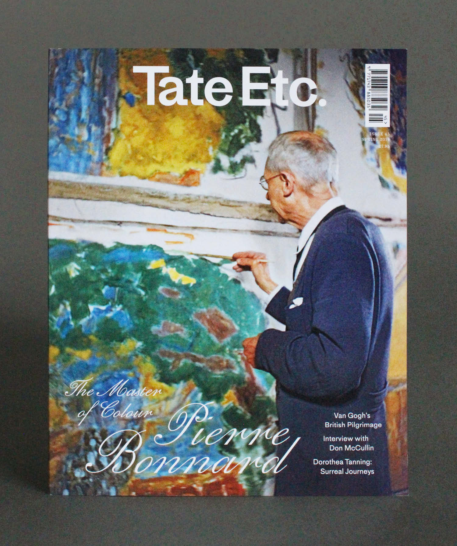 Tate Etc., cover typeface design inspired by Firmin Didot's Anglaise